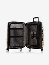 Heys Black-Brown Patterned Travel Suitcase Heys Brown Leopard M