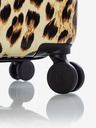 Heys Black-Brown Patterned Travel Suitcase Heys Brown Leopard M
