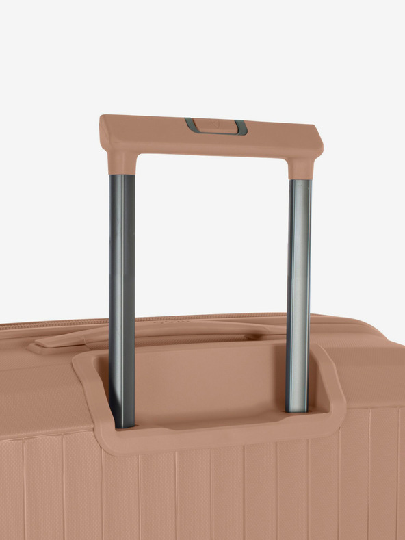 Heys Set of Three Nude Travel Suitcases Heys Airlite S,M,L Nude