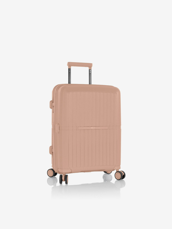 Heys Set of Three Nude Travel Suitcases Heys Airlite S,M,L Nude