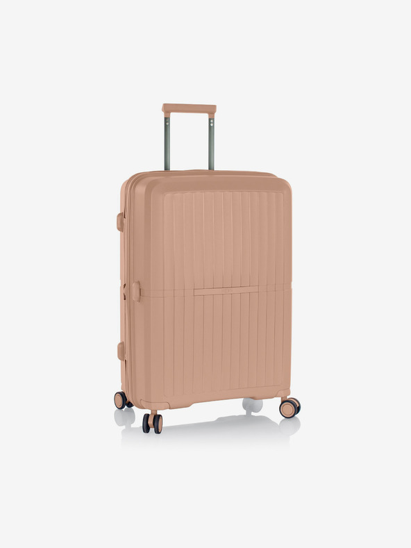Heys Set of Three Nude Travel Suitcases Heys Airlite S,M,L Nude