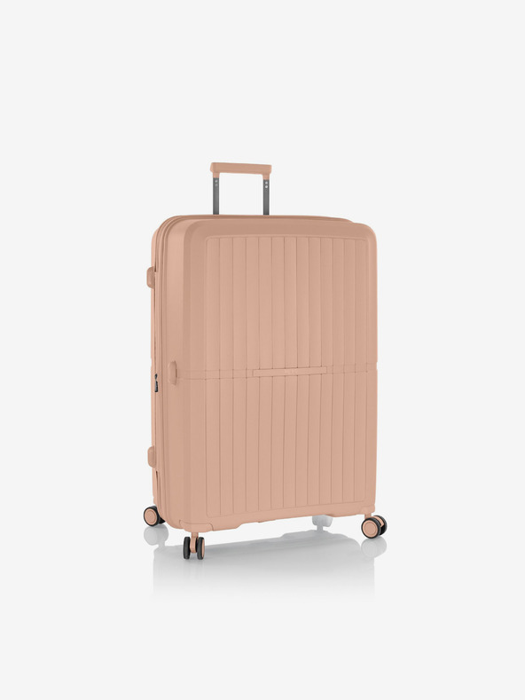 Heys Set of Three Nude Travel Suitcases Heys Airlite S,M,L Nude