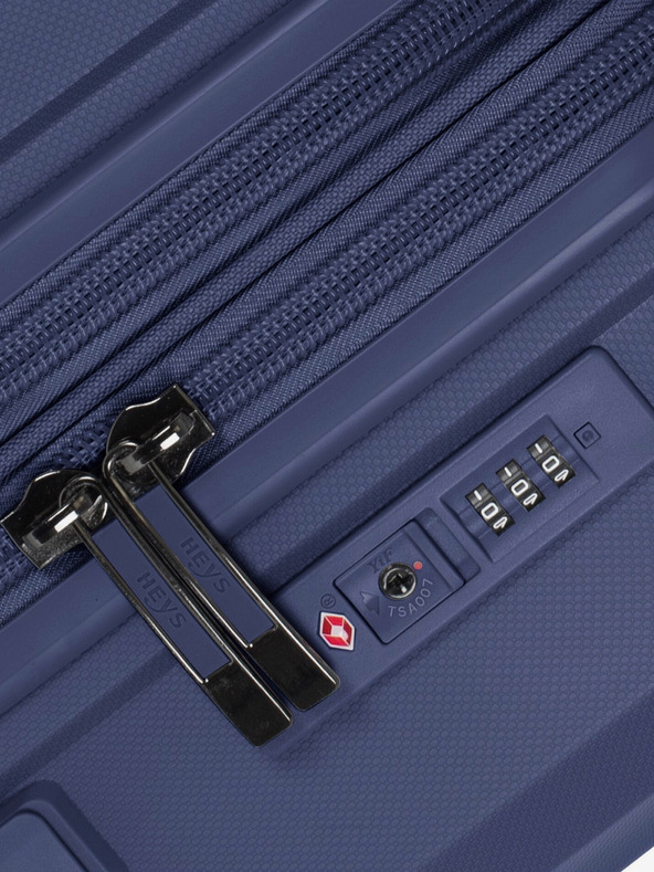 Heys Set of Three Blue Travel Suitcases Heys Airlite S,M,L Blue