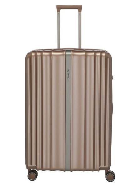 Travelite Travel Suitcase Travelite Paros 4w L Cappuccino