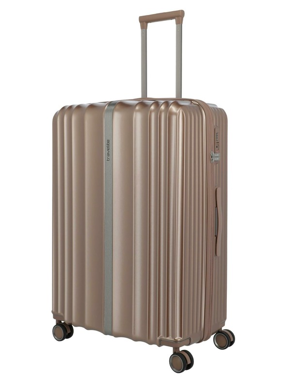 Travelite Travel Suitcase Travelite Paros 4w L Cappuccino
