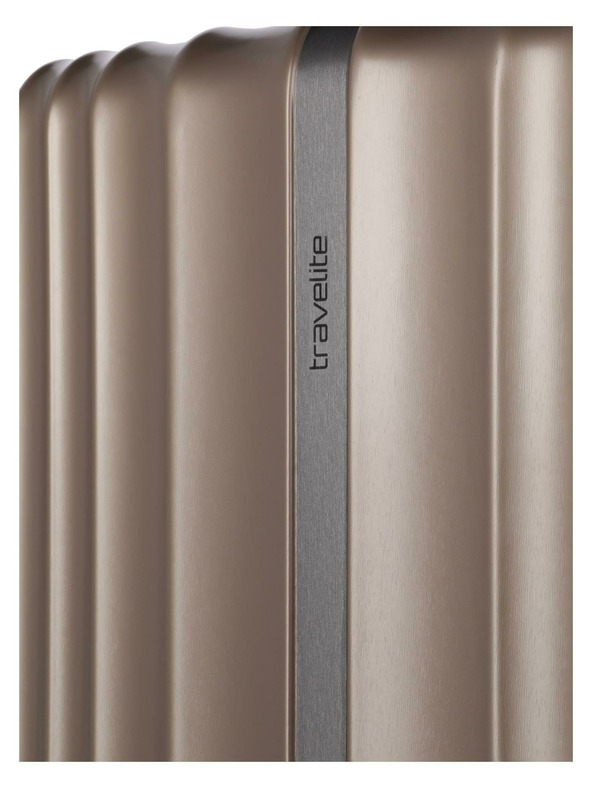 Travelite Travel Suitcase Travelite Paros 4w L Cappuccino
