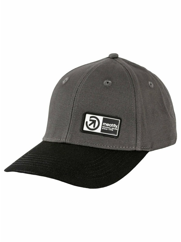 Meatfly Meatfly Baseball Cap Wayne Flexfit Grey / Black Brand | Black | Size