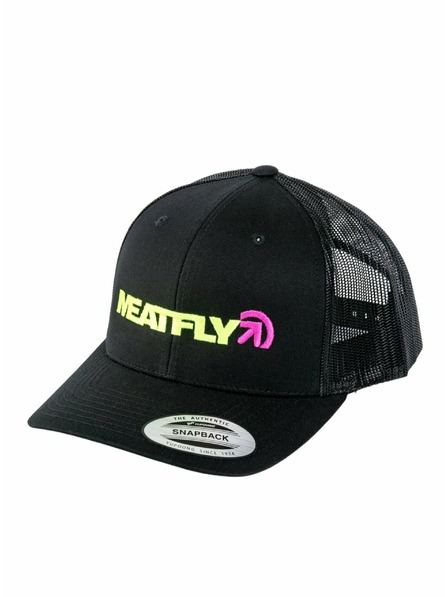 Meatfly Meatfly Trucker-Snapback-Kappe Percy Lime / Black | Schwarz | Größe