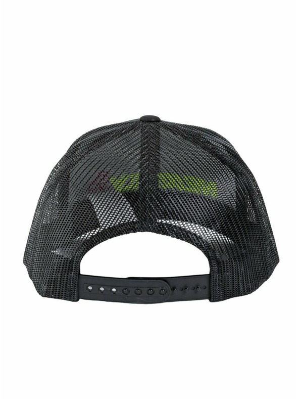 Meatfly Meatfly Trucker-Snapback-Kappe Percy Lime / Black | Schwarz | Größe
