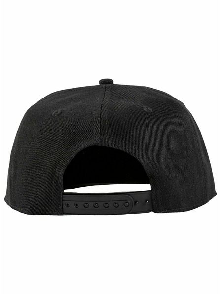 Meatfly Meatfly Snapback-Kappe Tyler Black Basic Logo | Schwarz | Größe