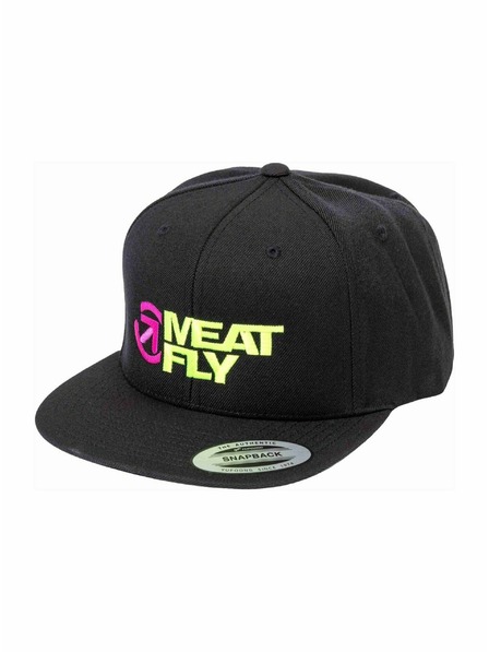 Meatfly Meatfly Snapback-Kappe Ness Lime / Black | Schwarz | Größe
