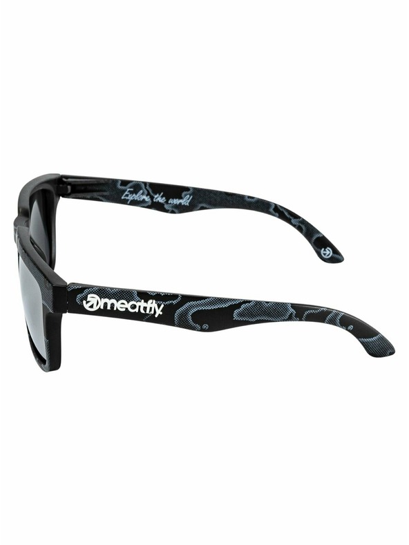 Meatfly Meatfly Sonnenbrille Memphis Morph Black | Schwarz | Größe