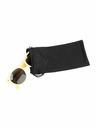 Meatfly Meatfly sunglasses Lunaris Vanilla | Black | Size