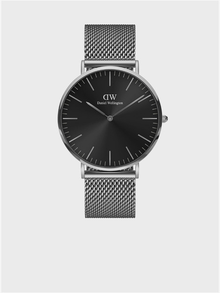Daniel Wellington Herren Armbanduhr in Silber Daniel Wellington Classic