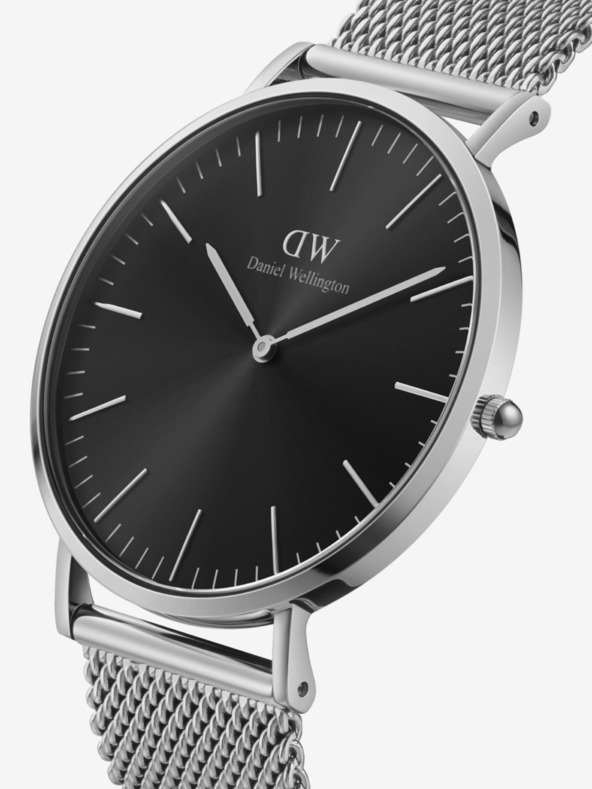 Daniel Wellington Herren Armbanduhr in Silber Daniel Wellington Classic