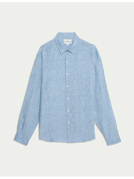 Marks & Spencer Pure linen shirt Marks & Spencer blue
