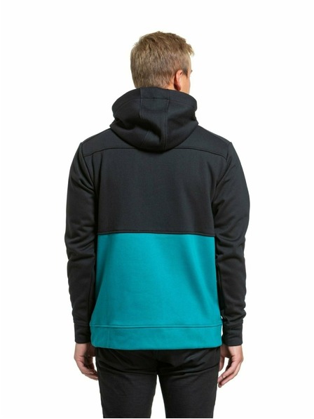 Meatfly Meatfly Herren-Technisches Sweatshirt Tason Limette / Schwarz | Schwarz | Größe