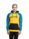 Meatfly Meatfly Herren-Technisches Sweatshirt Gravel Sonnenblume / Blau