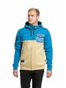 Meatfly Meatfly Herren-Technisches Sweatshirt Josh Blau / Hellbraun