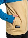 Meatfly Meatfly Herren-Technisches Sweatshirt Josh Blau / Hellbraun