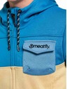 Meatfly Meatfly Herren-Technisches Sweatshirt Josh Blau / Hellbraun