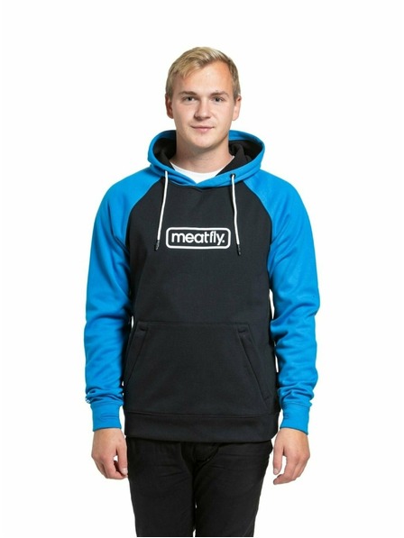 Meatfly Meatfly Herren-Technisches Sweatshirt blau-schwarz