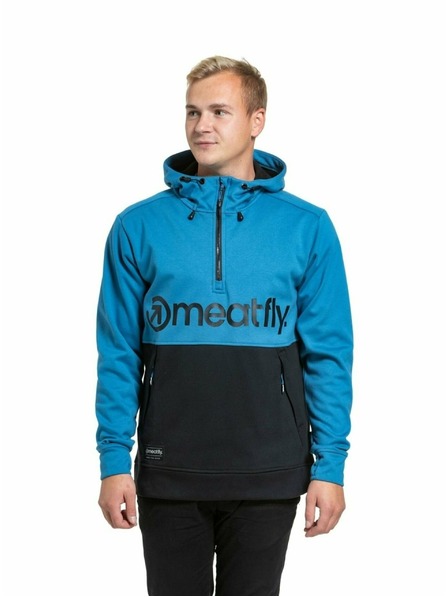 Meatfly Meatfly Herren-Technisches Sweatshirt Tason Blau / Schwarz