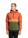 Meatfly Meatfly Herren-Technisches Sweatshirt Tason Ziegelrot