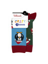 Bellinda Crazy Socks 2x - Fun Socks 2 Pairs - Light Blue - Green