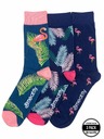 Meatfly Meatfly Socks Lexy Triple Pack Flamingo | Multicolored | Size