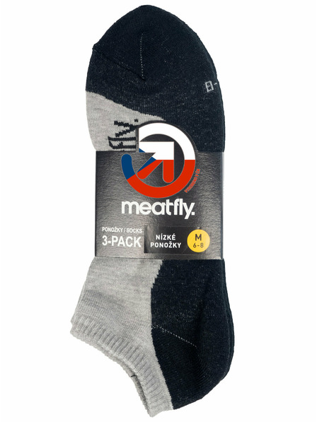 Meatfly Meatfly Socks Boot Triple Pack Grey | Grey | Size