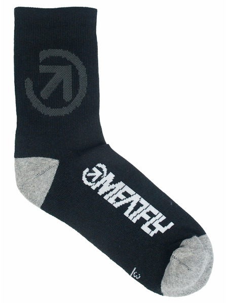Meatfly Meatfly Socks Long Bike Black | Black | Size