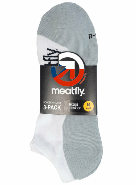 Meatfly Meatfly Socks Boot Triple Pack White | White | Size