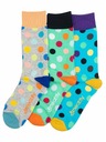 Meatfly Meatfly Socks Lexy Gift Pack Grey Dots | Multicolored | Size