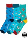 Meatfly Meatfly Socks Lexy Triple Pack Pool | Multicolored | Size