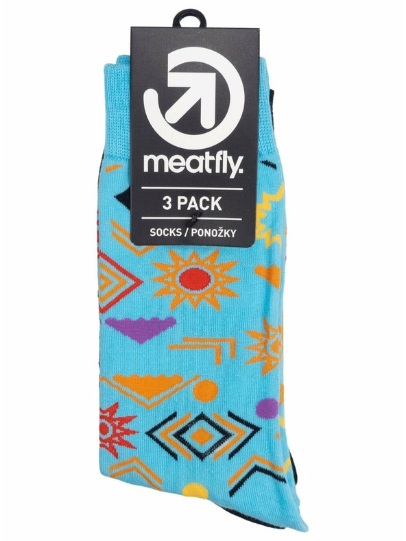 Meatfly Meatfly Socks Lexy Triple Pack Aztec | Multicolored | Size