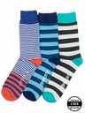 Meatfly Meatfly Socks Lexy Triple Pack Stripes | Multicolored | Size