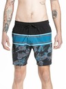 Meatfly Meatfly Herren-Badeshorts Keith Boardshorts 17" Moosig Petrol | Blau | Größe
