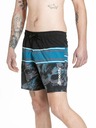 Meatfly Meatfly Herren-Badeshorts Keith Boardshorts 17" Moosig Petrol | Blau | Größe