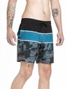 Meatfly Meatfly Herren-Badeshorts Keith Boardshorts 17" Moosig Petrol | Blau | Größe