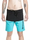 Meatfly Meatfly Herren-Badeshorts Mitch Boardshorts 21" Mint / Schwarz | Blau | Größe