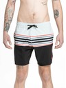 Meatfly Meatfly Herren-Badeshorts Keith Boardshorts 17" Hellgrau / Rot Orange | Grau | Größe