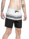 Meatfly Meatfly Herren-Badeshorts Keith Boardshorts 17" Hellgrau / Rot Orange | Grau | Größe