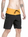 Meatfly Meatfly Herren-Badeshorts Mitch Boardshorts 21" Gelb / Schwarz | Gelb | Größe