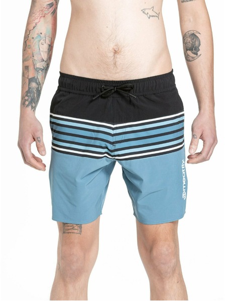 Meatfly Meatfly Herren-Badeshorts Keith Boardshorts 17" Schieferblau | Blau | Größe