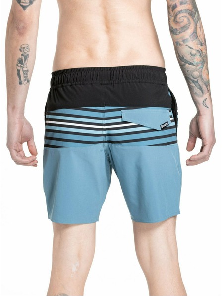 Meatfly Meatfly Herren-Badeshorts Keith Boardshorts 17" Schieferblau | Blau | Größe