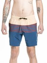 Meatfly Meatfly Herren-Badeshorts Keith Boardshorts 17" Navy / Latte | Blau | Größe