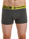 Meatfly Meatfly Herren-Boxershorts Balboa Boxershorts Double Pack Grey Heather/Black | Schwarz | Größe