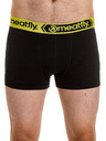 Meatfly Meatfly Herren-Boxershorts Balboa Boxershorts Double Pack Grey Heather/Black | Schwarz | Größe