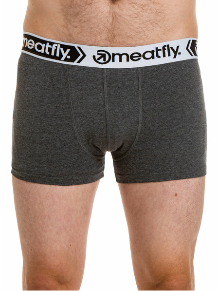 Meatfly Meatfly Herren-Boxershorts Balboa Boxershorts Four Pack Grey Heather | Grau | Größe